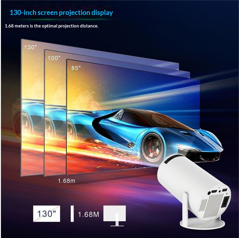 Wireless HD Portable Smart Projector